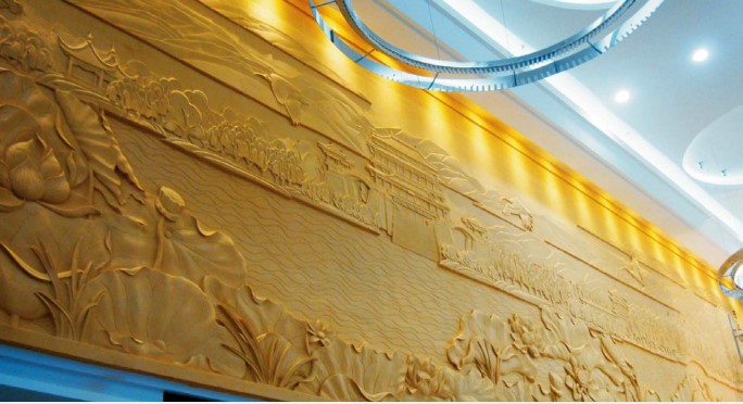 西安曲江文化大廈景觀藝術工程